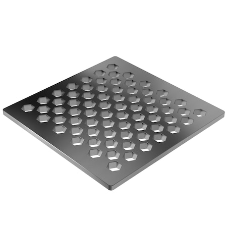 Newport Brass 4" Square Shower Drain in Stainless Steel (Pvd) 233-407-20